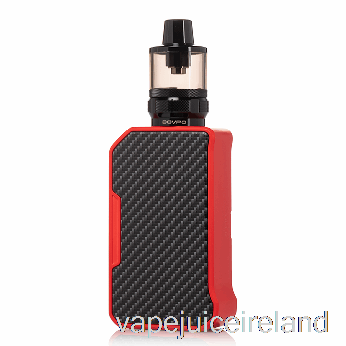 Vape Pod Kits DOVPO MVP 220W Starter Kit Carbon Fiber Red